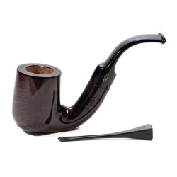 Pipa Brebbia Stand-Up Noce Modello 2863 Bent Billiard