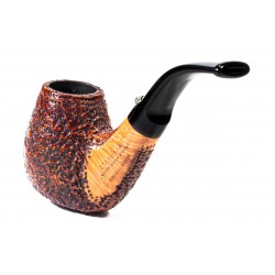 Pipe L'Anatra Dalle Uova D'Oro Rusticated Bent