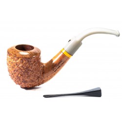 Pipe Luigi Viprati Rusticated Natural Bent