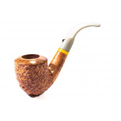 Pipe Luigi Viprati Rusticated Natural Bent