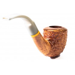 Pipe Luigi Viprati Rusticated Natural Bent