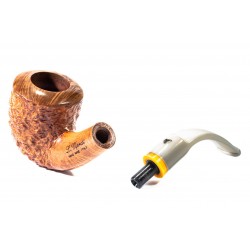 Pipe Luigi Viprati Rusticated Natural Bent