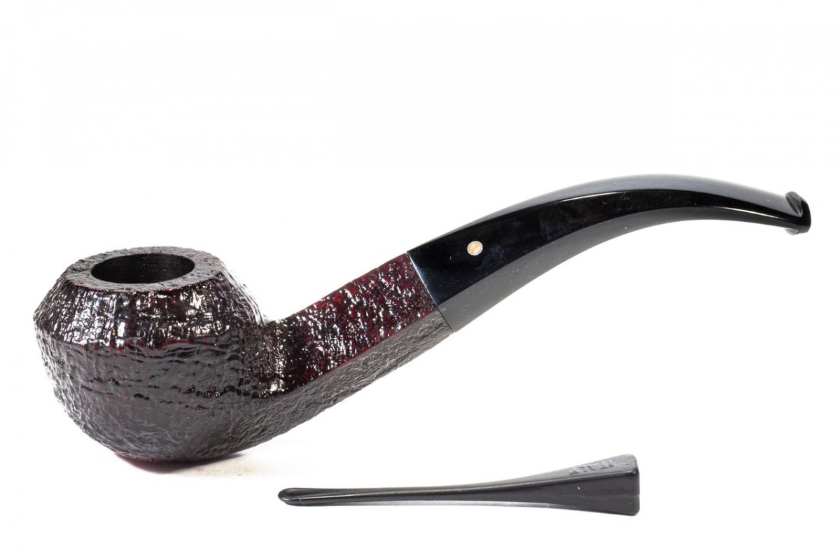 Pipe Ashton Pebble Grain XXX 224 Bent Rhodesian 