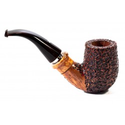 Pipe Ser Jacopo Rusticated R1-B Bent Billiard