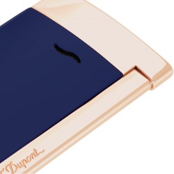 Accendino S.T. Dupont Slim 7 Blue Golden Rose