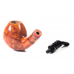 Briar Pipe Santambrogio Smooth FP Big Bent Apple