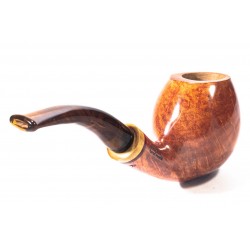 Briar Pipe Santambrogio Smooth FP Big Bent Apple