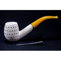 Meerschaum Pipe Lubinski B 238 Bent Billiard