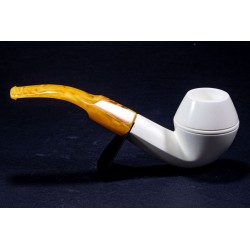 Meerschaum Pipe Lubinski B 217 Bent Bulldog