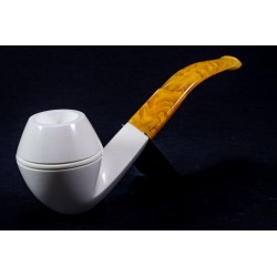 Meerschaum Pipe Lubinski B 217 Bent Bulldog