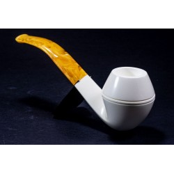 Meerschaum Pipe Lubinski B 217 Bent Bulldog