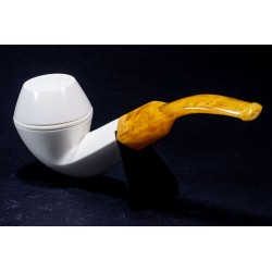 Meerschaum Pipe Lubinski B 217 Bent Bulldog