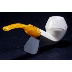 Meerschaum Pipe Lubinski B 217 Bent Bulldog