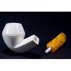 Meerschaum Pipe Lubinski B 217 Bent Bulldog