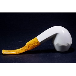 Meerschaum Pipe Lubinski B 217 Bent Bulldog