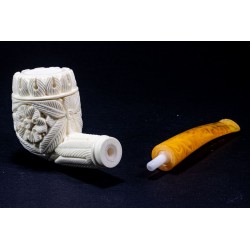 Meerschaum Pipe Lubinski B 204 Bent Billiard