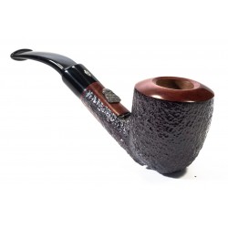 Pipe Savinelli Leonardo Rusticated Bent Dublin