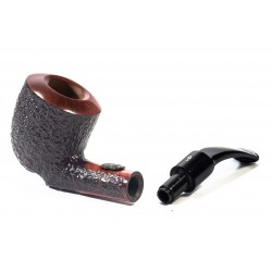 Pipe Savinelli Leonardo Rusticated Bent Dublin