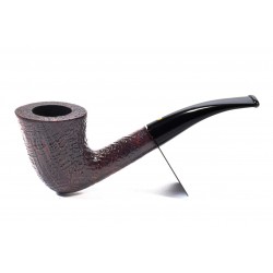 Pipa Savinelli Punto Oro Gold Sandblasted Bent Dublin