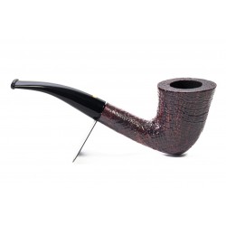 Pipa Savinelli Punto Oro Gold Sandblasted Bent Dublin