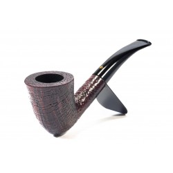 Pipa Savinelli Punto Oro Gold Sandblasted Bent Dublin