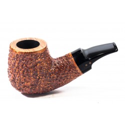 Pipa in Radica Radice Rind Aero Rusticata Bent Apple