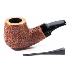 Pipa in Radica Radice Rind Aero Rusticata Bent Apple