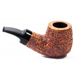 Pipa in Radica Radice Rind Aero Rusticata Bent Apple