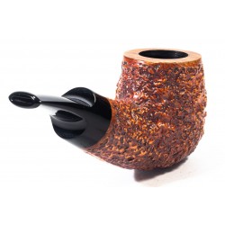 Pipa in Radica Radice Rind Aero Rusticata Bent Apple