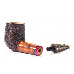 Briar Pipe Santambrogio Rusticated Billiard