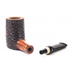 Briar Pipe Santambrogio Rusticated Billiard