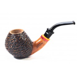 Briar Pipe Santambrogio Rusticated Bent Apple