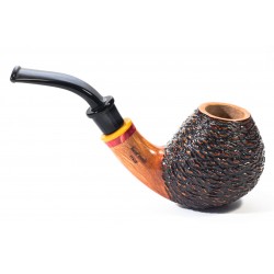 Briar Pipe Santambrogio Rusticated Bent Apple