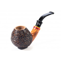 Briar Pipe Santambrogio Rusticated Bent Apple