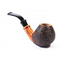 Briar Pipe Santambrogio Rusticated Bent Apple