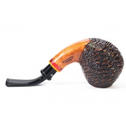 Briar Pipe Santambrogio Rusticated Bent Apple