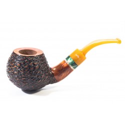 Briar Pipe Santambrogio Rusticated Bent Apple