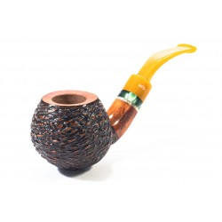 Briar Pipe Santambrogio Rusticated Bent Apple