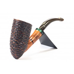 Briar Pipe Santambrogio Rusticated Bent Dublin