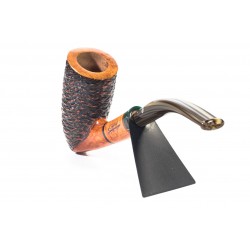 Briar Pipe Santambrogio Rusticated Bent Dublin