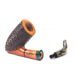 Briar Pipe Santambrogio Rusticated Bent Dublin