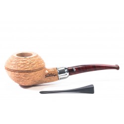 Pipe Santambrogio Rusticated Natural Rhodesian