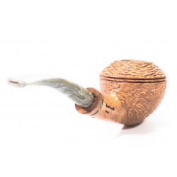 Pipe Santambrogio Rusticated Natural Bent Rhodesian