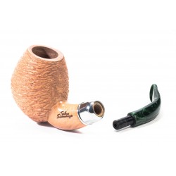 Pipe Santambrogio Rusticated Natural Bent