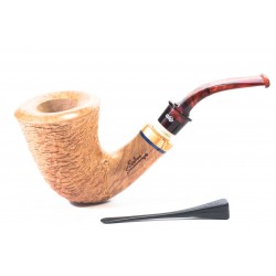 Pipe Santambrogio Rusticated Natural Calabash