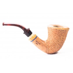 Pipe Santambrogio Rusticated Natural Calabash