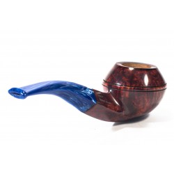 Pipa in Radica Santambrogio Red Liscia Bent Rhodesian