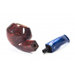 Briar Pipe Santambrogio Red Smooth Bent Rhodesian