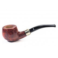 Briar Pipe Santambrogio Red Smooth Bent Apple