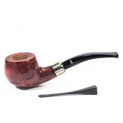 Briar Pipe Santambrogio Red Smooth Bent Apple